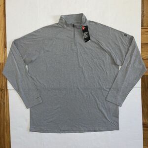 Under Armour ‎ 1/4 Zip Pullover Loose Coupe Lache Suelto Size 2XL Grey NWT